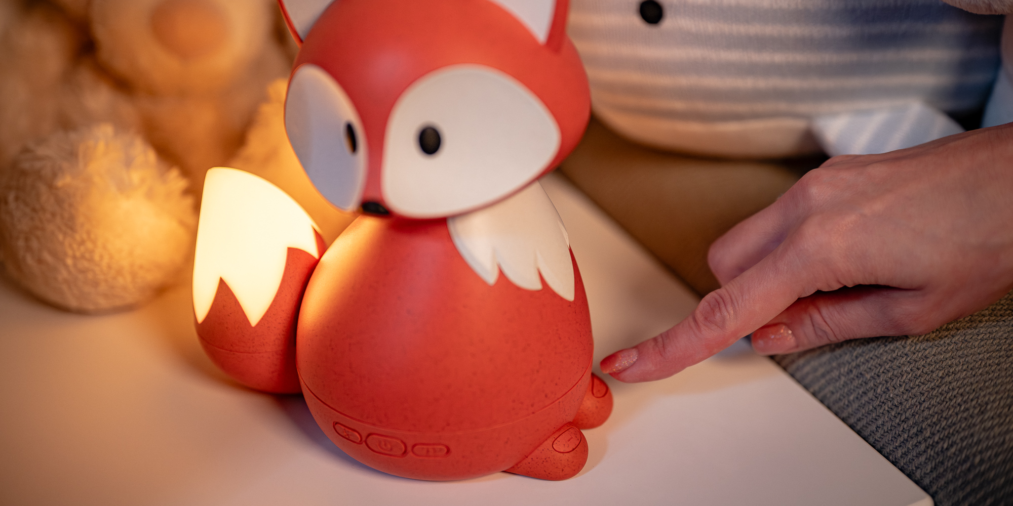 width=100% Dyfuzor zapachowy dla dzieci Humanas Dream Fox - rudy